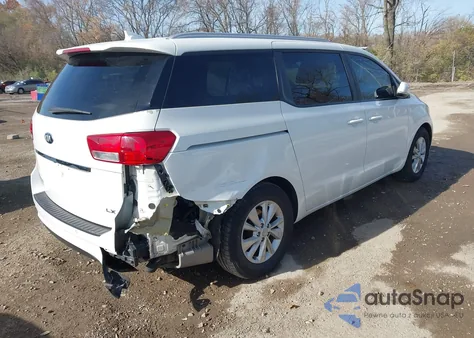 2016 Kia Sedona Lx из США, поврежденный, VIN KNDMB5C10G6173876